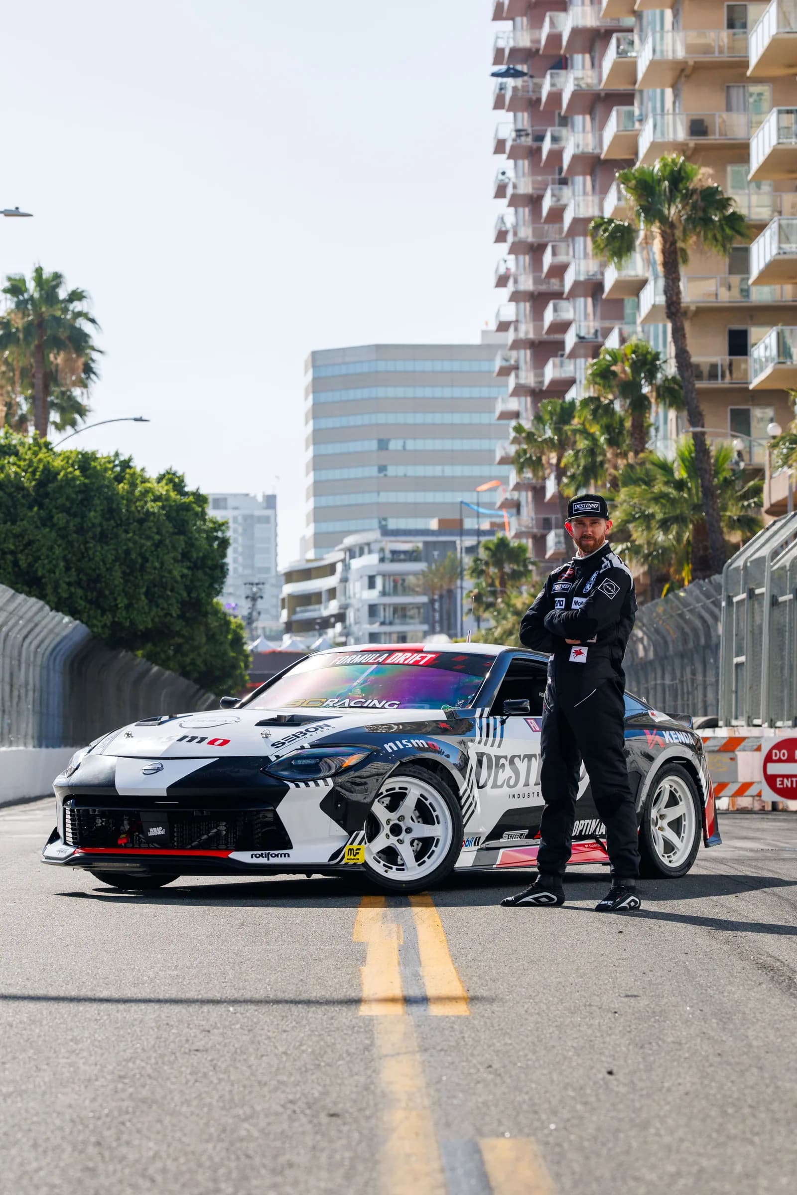 Destined Z on the street circuit