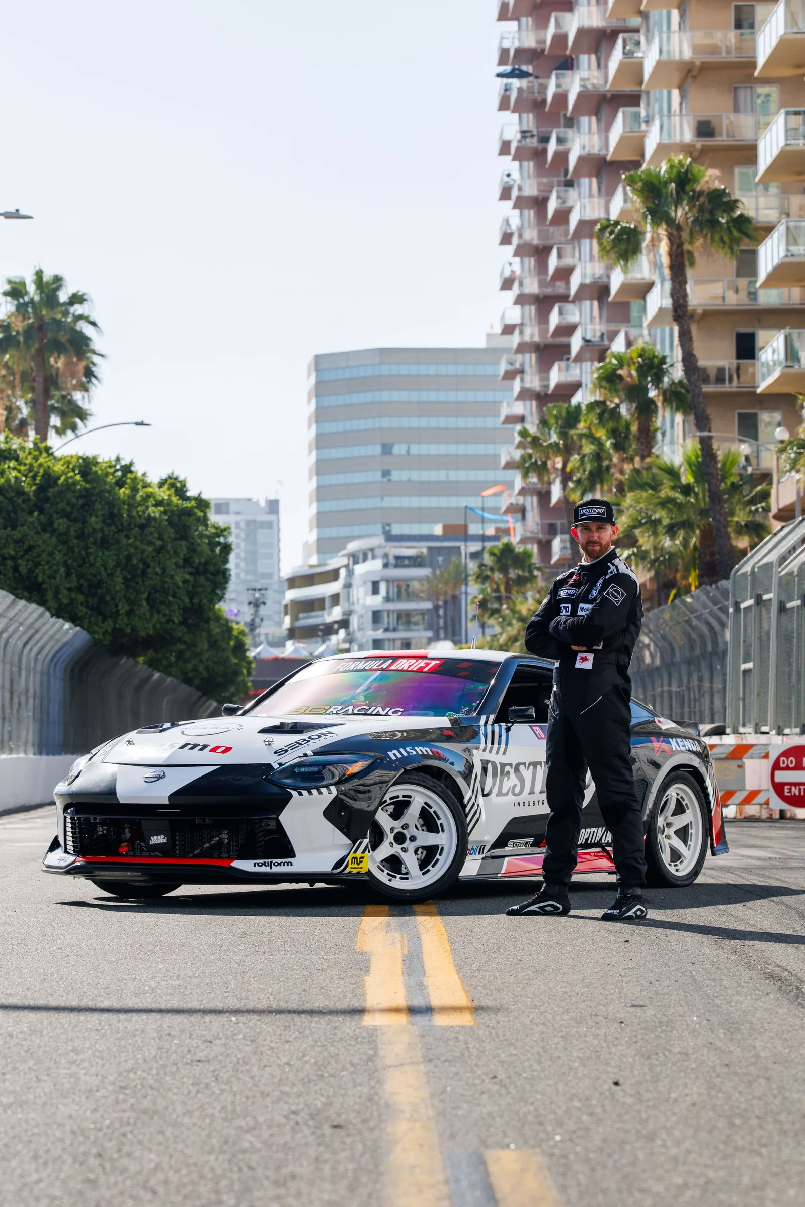 Destined Z on the street circuit